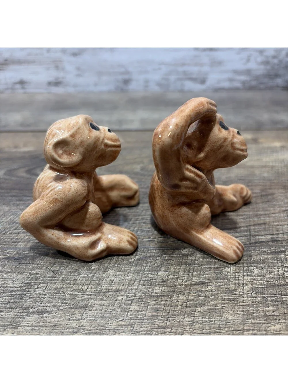 Vintage Monkeys Salt and Pepper Shakers